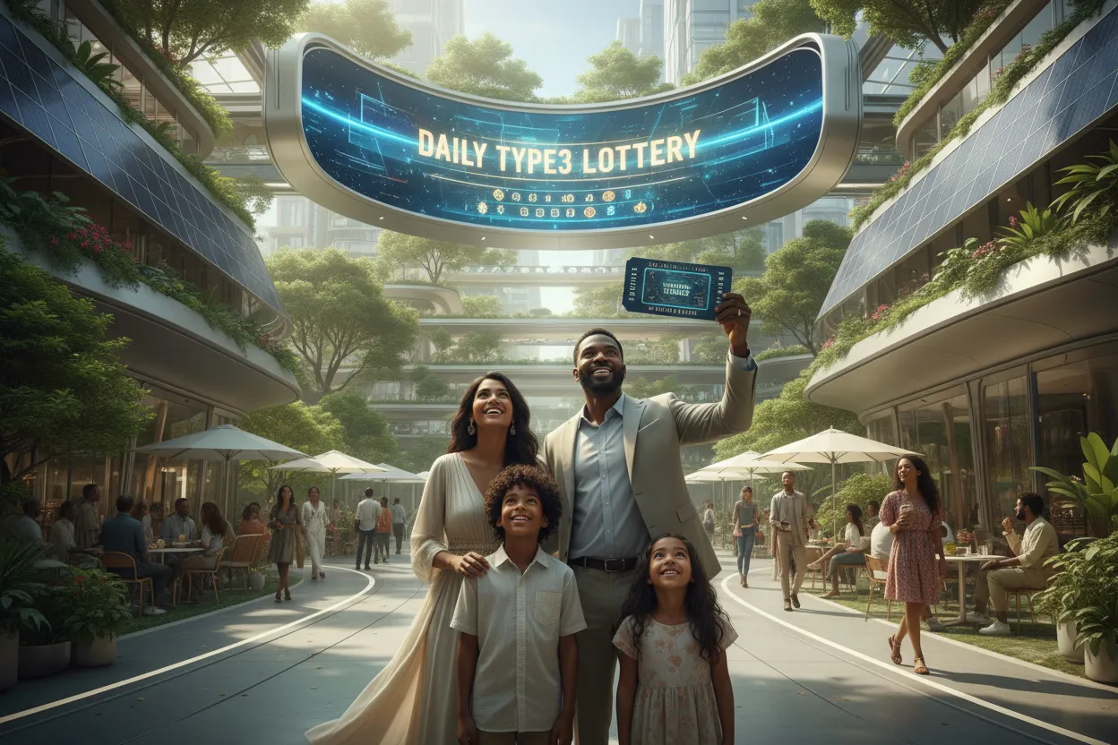 Family enjoying Type3 Lottery.